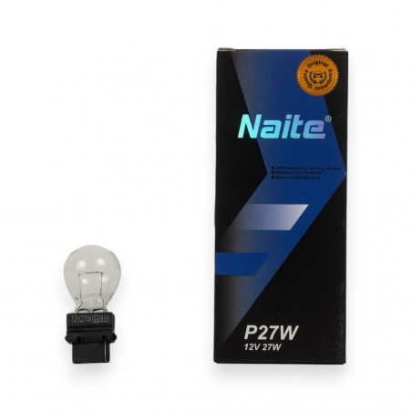 LAMPARA 12V 27W (CASQ.PLASTICO W2,5X16D) NAITE
