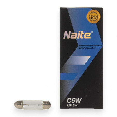 LAMPARA 12V TUBULAR 11x39 5W NAITE