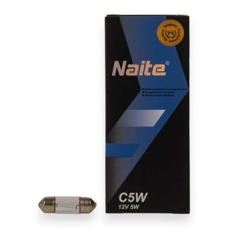 LAMPARA 12V TUBULAR 11x37 5W NAITE