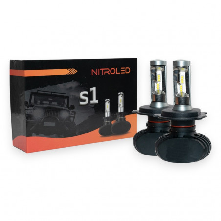 LAMPARA LED 12V H4 36w S1 (KIT x2 unidades)