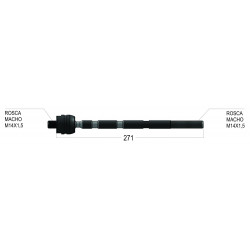 AXIAL/PRECAP PARA FORD FIESTA II/ECOSPORT 03/12-FORD KA 08/11