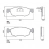 PASTILLAS DE FRENO PARA FIAT DOBLO/GRAND SIENA S/ATE DELANTERAS