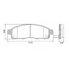 PASTILLAS DE FRENO PARA MITSUBISHI L200 TRITON 07/16 DELANTERAS