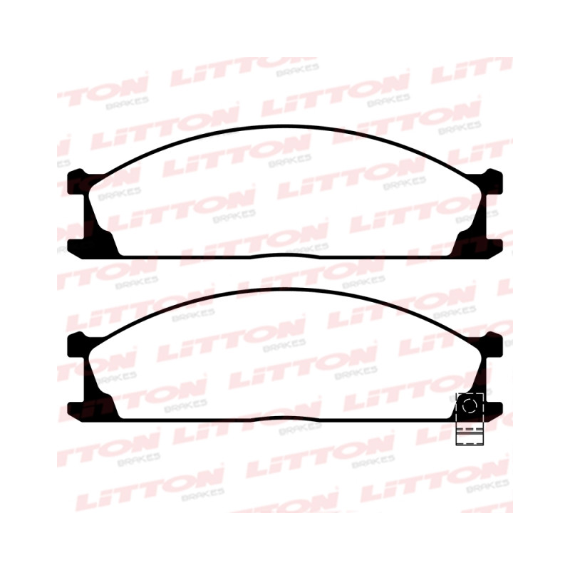 PASTILLAS DE FRENO PARA NISSAN FRONTIER 02/09 DELANTERAS