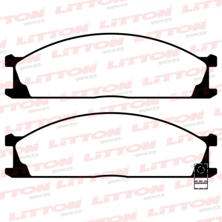 PASTILLAS DE FRENO PARA NISSAN FRONTIER 02/09 DELANTERAS