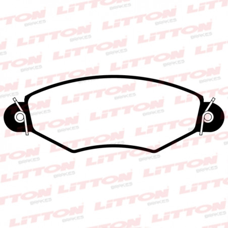 PASTILLAS DE FRENO PARA PEUGEOT 206 S/SENSOR DELANTERAS