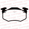 PASTILLAS DE FRENO PARA PEUGEOT 206/207/306 TRASERAS