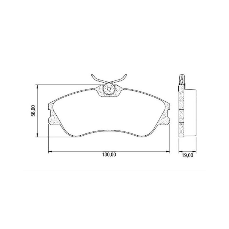 PASTILLAS DE FRENO PARA RENAULT 19/CLIO/MEGANE DELANTERAS