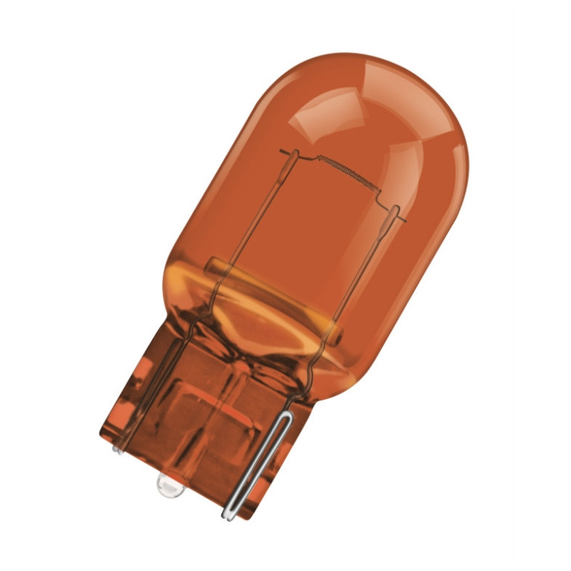 LAMPARA 12V 21W (CASQ.VIDRIO WX3X16D) NARANJA OSRAM