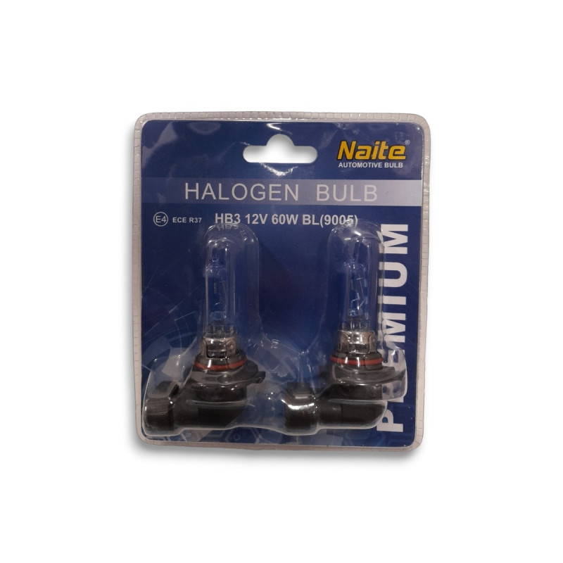 LAMPARA 12V 9005 (HB3) 60W NAITE SUPER WHITE (Blister x 2u.)