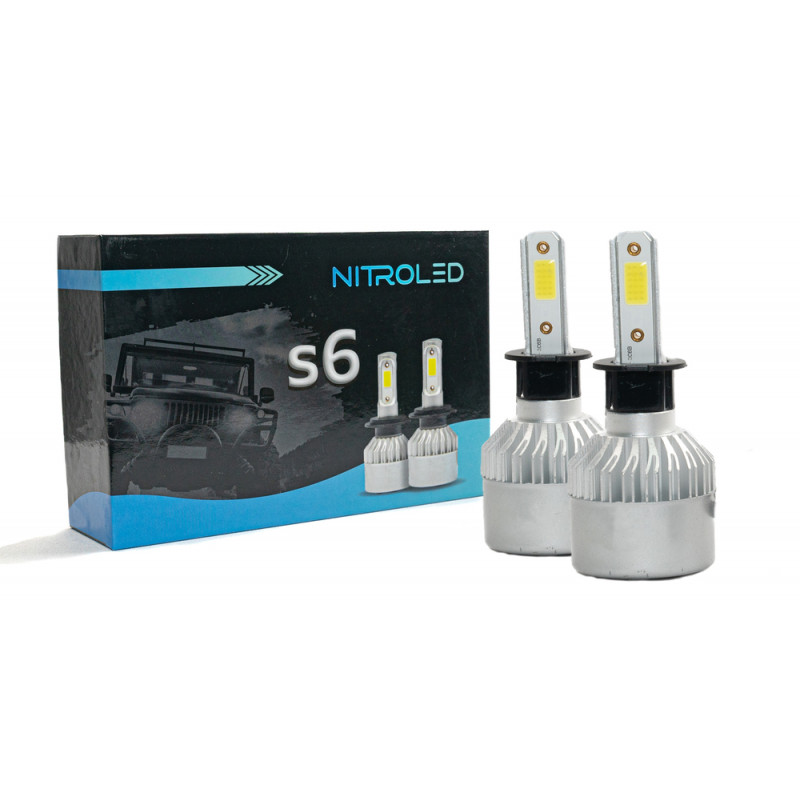 LAMPARA LED 12V H3 36w (KIT x2 unidades)