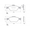 PASTILLAS DE FRENO PARA FORD FIESTA/ECOSPORT 09/12 DELANTERAS