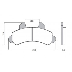PASTILLAS DE FRENO PARA FORD F100 92/99 DELANTERAS