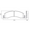 PASTILLAS DE FRENO PARA FORD F100 99/12 DUTY DELANTERAS