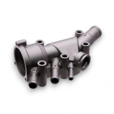 PORTA TERMOSTATO PARA FORD 1.6 ZETEC ROCAM (CARCAZA ALUMINIO)