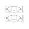PASTILLAS DE FRENO PARA FORD RANGER 12/23 DELANTERAS