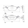 PASTILLAS DE FRENO PARA FORD FOCUS I 99/09 DELANTERAS