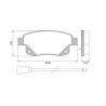 PASTILLAS DE FRENO PARA FORD TRANSIT 11/14 TRASERAS