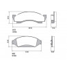 PASTILLAS DE FRENO PARA FORD F100 78/92-C10 74/91 DELANTERAS