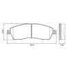 PASTILLAS DE FRENO PARA FORD F100 99/12 DUTY TRASERAS