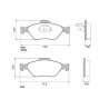 PASTILLAS DE FRENO PARA FORD FIESTA/ECOSPORT 02/08 DELANTERAS