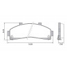 PASTILLAS DE FRENO PARA FORD RANGER 96/04 DELANTERAS