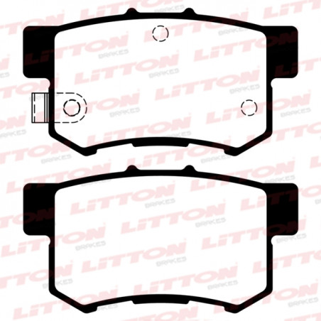 PASTILLAS DE FRENO PARA HONDA CIVIC 01/16 TRASERAS