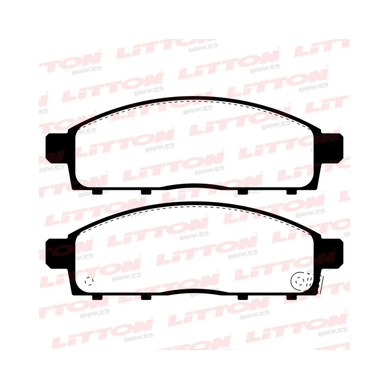 PASTILLAS DE FRENO PARA MITSUBISHI L200 TRITON 07/16 DELANTERAS