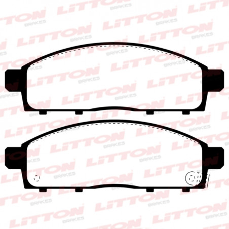 PASTILLAS DE FRENO PARA MITSUBISHI L200 TRITON 07/16 DELANTERAS