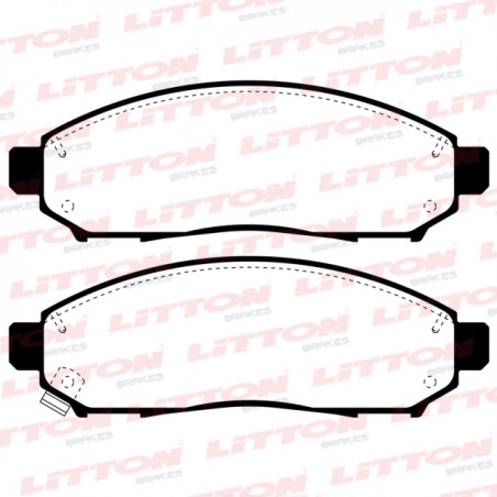 PASTILLAS DE FRENO PARA NISSAN FRONTIER 10/15 DELANTERAS