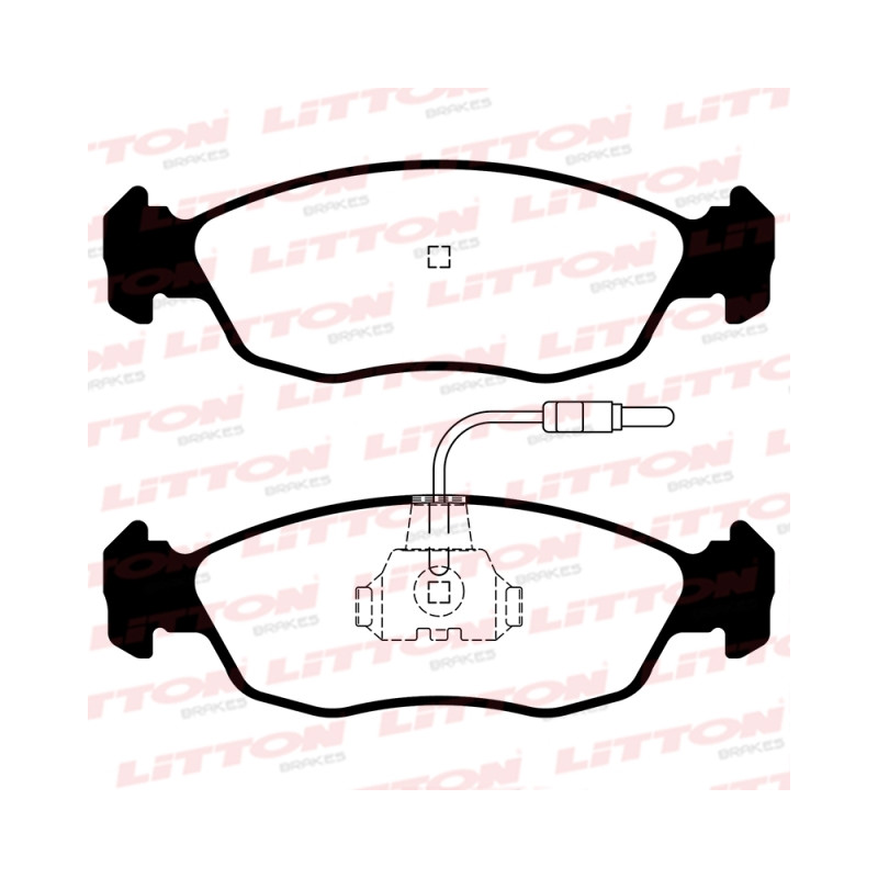 PASTILLAS DE FRENO PARA PEUGEOT 106/306 DELANTERAS