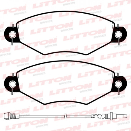 PASTILLAS DE FRENO PEUGEOT 206 C/SENSOR DELANTERAS