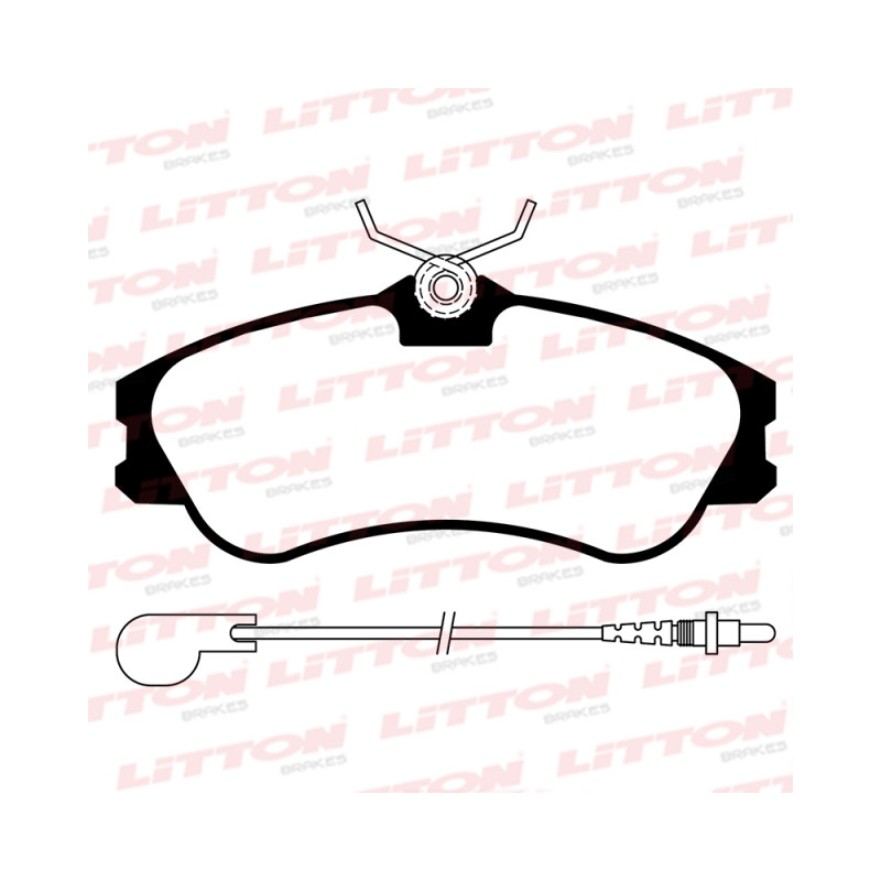PASTILLAS DE FRENO PARA PEUGEOT PARTNER DELANTERAS C/SENSOR