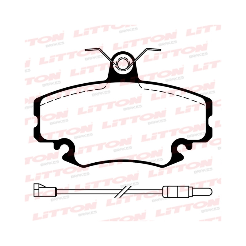 PASTILLAS DE FRENO PARA RENAULT CLIO II/MEGANE/SANDERO DELANTERAS
