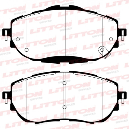 PASTILLAS DE FRENO PARA TOYOTA COROLLA 14/20 DELANTERAS