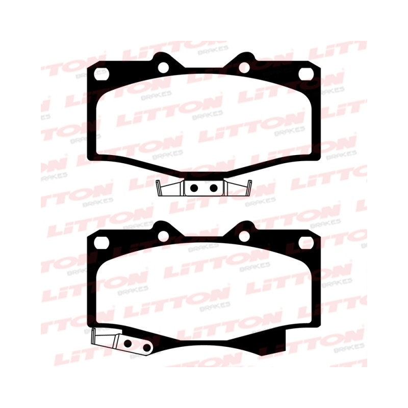 PASTILLAS DE FRENO PARA TOYOTA HILUX 96/05 4X4 DELANTERAS
