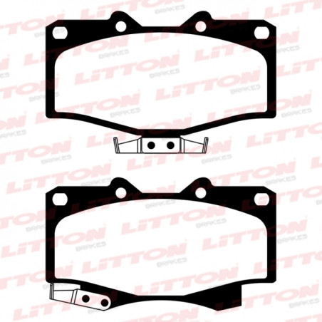 PASTILLAS DE FRENO PARA TOYOTA HILUX 96/05 4X4 DELANTERAS