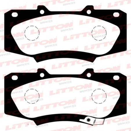 PASTILLAS DE FRENO PARA TOYOTA HILUX 09/15 DELANTERAS