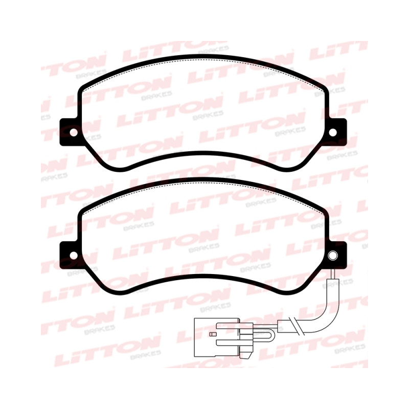 PASTILLAS DE FRENO PARA VW AMAROK 2.0 TDI C/SENSOR DELANTERAS