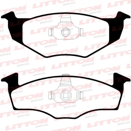 PASTILLAS DE FRENO PARA VW GOL TREND/VOYAGE D/SOLIDO DELANTERAS