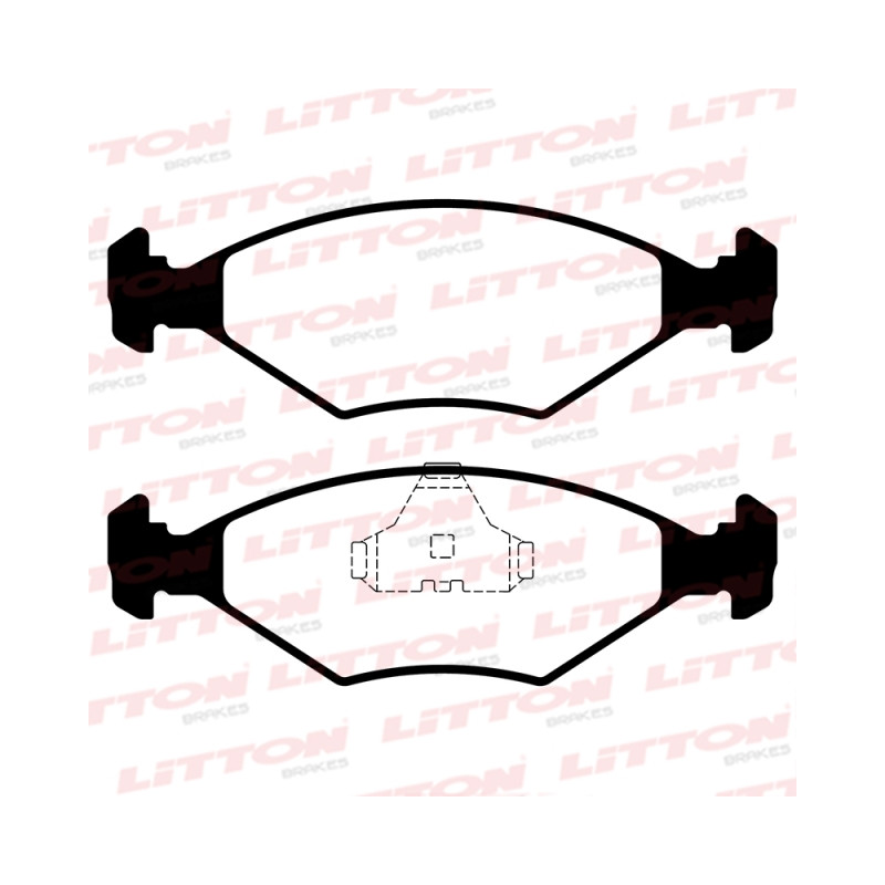PASTILLAS DE FRENO PARA VW GOL/SAVEIRO 03/.. DEL