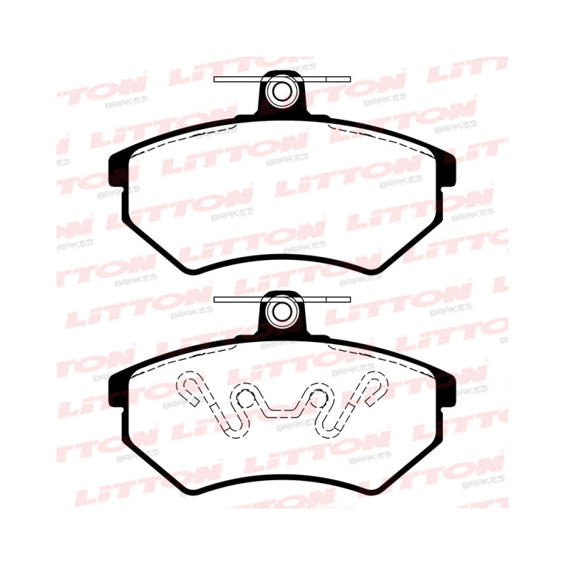 PASTILLAS DE FRENO PARA VW POLO 96/09 C/ABS DELANTERAS