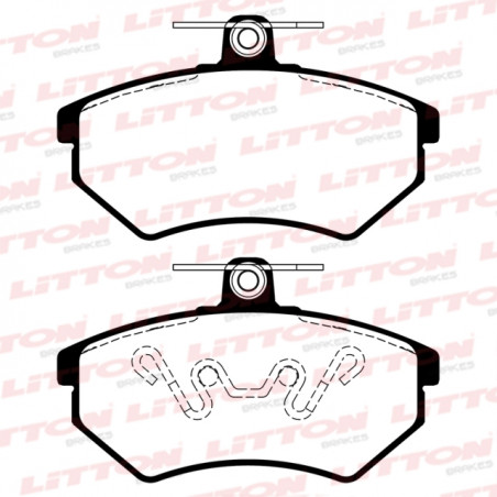 PASTILLAS DE FRENO PARA VW POLO 96/09 C/ABS DELANTERAS