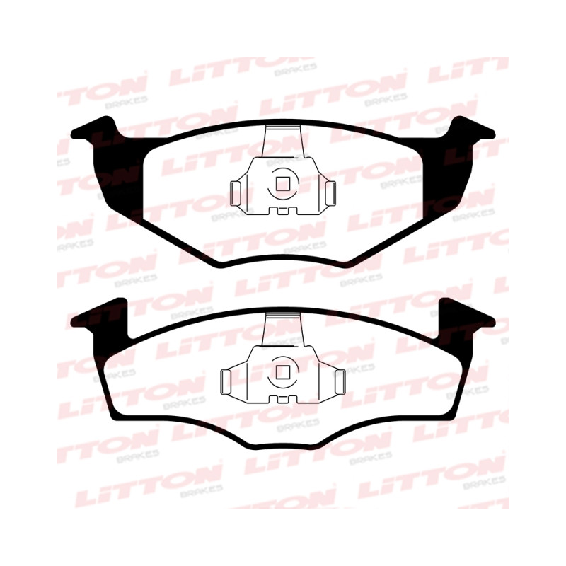 PASTILLAS DE FRENO PARA VW POLO/GOLF 96/.. (DISCO SOLIDO) DELANTERAS