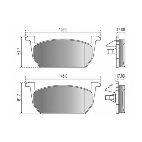 PASTILLAS DE FRENO PARA VW T-CROSS/VIRTUS DELANTERA DEL.