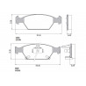 PASTILLAS DE FRENO PARA HONDA FIT/CITY 09/15 DELANTERAS