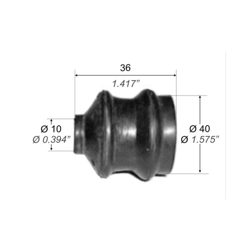 BUJE PARA VW GOL/SENDA CUADRO MOTOR PARATRAS. (CORTO)