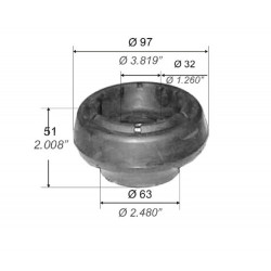 CAZOLETA PARA VW GOLF/POLO...