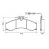 PASTILLAS DE FRENO PARA MERCEDES BENZ SPRINTER 02/12 DEL./TRAS.